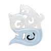 Colgante Calado de Jade Blanco Afgano Gulong Ruyi Candado de Jade Marca Jade Blanco Seboso Colgante de Jade Calado Venta al por Mayor