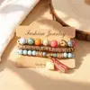 Pulsera Bohemia de Cuentas Multicapa, Pulsera Artesanal de Borlas Estilo Étnico, Regalo de Viaje y Vacaciones para Mejores Amigos, Moderna