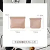 Bolsa de almacenamiento de metralla con cierre automático bolsa de cosméticos bolsa pequeña portátil para artículos varios boca de bolsa sobre rojo almacenamiento interior bolsa pequeña