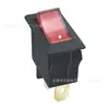 Interruptor basculante iluminado de 3 pines y 2 velocidades certificado IEC KCD3-B2 tipo barco, interruptor de alimentación de doble tarjeta con contacto plateado