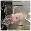Bolso de mano estilo ballet para mujer, nuevo, 2023, bonito y moderno, pequeño, cuadrado, combinable, informal, bandolera de hombro.