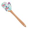 Fábrica Direta Criativo Grande Palm Raspador Dividido Cabo De Madeira Bolo Creme Espátula Raspador De Silicone Doméstico