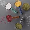 Cuchara medidora multifuncional para arroz, cuchara medidora para alimentos de cocina, cuchara medidora para cereales, cuchara medidora para cereales gruesos, cuchara medidora creativa para excavar fideos, cuchara medidora con clip para sellado de refrigerios