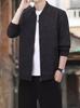 Chaqueta de negocios transfronteriza nueva de 2024 para hombre, chaqueta holgada de moda de talla grande para primavera y otoño para hombre