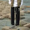 Pantalones de Hombre Marca de Moda Otoño/Invierno 2025 Corte Holgado Tallas Grandes Pantalones de Chándal Jogger Casual High Street Americano Pantalones Largos Pantalones Deportivos