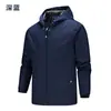 Chaquetas para Hombre y Mujer, Primavera y Otoño, Delgadas, Resistentes al Viento e Impermeables, Color Sólido, de una Sola Capa, Ropa para Montañismo y Pesca, Estampables con Logo
