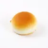 Pu Rebote Lento Comida Simulada Modelo de Pan al Vapor Dorado Colgante de Pan al Vapor Horneado Juguete Squishy para Alivio del Estrés de Comida Simulada