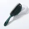 Peine de Cerdas de Jabalí, Peine Esponjoso, Peine de Costilla Hueca, Peine Masajeador del Cuero Cabelludo, Peine para Peinar el Cabello, Peine para el Cuidado del Cabello, Peine Alisador
