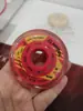 Rodas para Patins de Rodinhas Material de Alta Elasticidade Rodas Planas Cor Rubi Rodas Totalmente de Borracha para Patins no Gelo 76mm