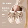 Pantuflas de Felpa de Algodón Cálidas para Interiores para Mujer, Invierno 2026, para Maternidad, con Cubierta para el Talón para Invierno