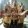 Ornaments do Deus da Riqueza Wulu Cobre Puro Cadeira de Dragão Sentado Cornucópia Estátua de Cobre do Deus da Riqueza Loja Abertura Adoração Doméstica