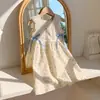 Vestido de Niña Estilo Coreano Verano 2026 con Lazo y Encaje Elegante sin Mangas Vestido de Princesa Infantil Vestido Chaleco