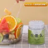 Garfos de Fruta Descartáveis com Pote de Armazenamento de Desenho Animado, Palitos de Fruta de Bambu, Pequenos Inserções de Fruta para Bolo de Plástico Transparente de Grau Alimentício