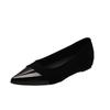 Zapatos Mary Jane con Punta Elevadores Estilo Coreano para Mujer 2025 Nueva Llegada Versátiles Elegantes Zapatos de Frijol para Hombres Bajos Zapatos de Una Sola Capa