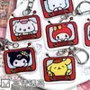 Llavero de TV Sanrio Llavero Acrílico Periférico de Anime Cuenta Mayorista Joyería Creativa Regalos