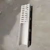 Canaleta de Drenagem Acabada com Ranhura em U Personalizada Canaleta de Drenagem de Resina Canaleta Integrada para Cozinha Pátio Canaleta de Drenagem Linear