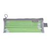 Estojo de malha transparente estilo coreano bolsa de papelaria de grande capacidade para alunos do ensino fundamental bolsa de lápis de jardim de infância bolsa de armazenamento de alta aparência