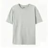 180G En Stock Algodón Puro Talla Europea Cuello Redondo Manga Corta Estampado Personalizado Logo Empresa Transfronteriza Camiseta Publicitaria de Trabajo Unisex