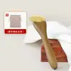 Palo de Masaje de Pezuña de Oveja de Resina de Sándalo Dorado para Cara, Ojos y Raspador Facial, Herramienta de Peine para Masaje de Cabeza, Personalizable