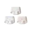 Ropa interior de algodón para niñas Balabala, calzones triangulares para niños, apta para bebés, sin apretar, antibacteriana, suave y cómoda, paquete de tres