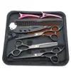 Tijeras de peluquería, Tijeras para cortar el pelo, Juego de tijeras de alta gama con forma de mano de 6 pulgadas, Tijeras profesionales de adelgazamiento de cinco capas, Tijeras para flequillo