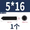 Juego de tornillos de punta grado 12.9, tornillos de cabeza hexagonal de acero inoxidable 304, tornillos de punta 316, tornillos de máquina de punta M2M3