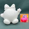 Muñeco de yeso de vinilo a prueba de caídas de celebridad de internet, muñeco de graffiti, blanco grande, para colorear a mano de niños, puesto de pintura, venta al por mayor