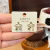Elegantes pendientes de borla, tachuelas elegantes y chic, colgantes para orejas, hilos para orejas, pendientes versátiles de circonita de moda coreana al por mayor