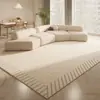 Tapete, Sofá de Sala, Tapete para Mesa de Centro, Tapete de Sala de Estar Estilo Minimalista Moderno, Tapete para Chão de Quarto, Cobertura Completa de Área Grande