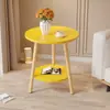 Mesa Redonda Pequeña, Mesa de Café Pequeña, Sala de Estar, Hogar, Apartamento Pequeño, Dormitorio, Mesa Pequeña, Mesa Lateral para Sofá, Mesa de Té Simple, Mini Balcón