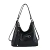 Bolso Tote Transfronterizo Retro para Viajes Diarios Gran Capacidad para Mujer 2026 Nuevo Mochila Casual Diaria para Compras y Trabajo para Mujer