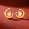 Pendientes Año Nuevo 2026 Año del Caballo Plata Pura Estilo Chino Zodiaco Pendientes de Caballo Lindos Joyería de Ágata Roja
