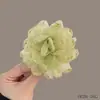 Pinza para el Cabello de Chifón con Flores de Hada Súper Tamaño Mediano Pinza de Tiburón Suave Pinza para el Cabello en la Parte Posterior de la Cabeza Pinza para el Cabello para Fotos Atmosféricas