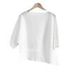Série Plissada Estilo Miyake Japonês e Coreano Manga Curta Feminino Estilo Urbano Slim Fit Top Alta Qualidade Tt Meia Manga