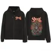 Sudadera con cremallera Harajuku Tour Mundial Calavera Fantasma 2026 Álbum Sudadera con cremallera Gótica Unisex