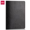 Deli 7995 Cuaderno de Núcleo de Superficie Suave-205mm*143mm Negocios Sencillo Estudiante Oficina Reunión Cuaderno de Cuero