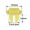 Adecuado para Asiento de Tornillo Rápido de Coche Nissan Hebilla de Asiento Base de Tornillo Accesorios 85099-1Ma0A