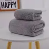 Toalla transfronteriza de coralina, toalla de baño, toalla de rejilla de piña, toalla absorbente para el hogar, toalla de baño grande