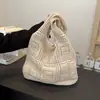Bolso Trenzado Versátil de Moda para Mujer, Bolso de Punto Casual Simple, Bolso de Hombro Cruzado Simple de Gran Capacidad