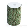 Paquete de 100m Paracord de 7 Hilos para Exteriores 4mm Hilo para Tejer Pulseras de Paracord Entusiastas Militares Paracord de Supervivencia de 7 Hilos