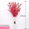 Galhos de Flor de Pessegueiro Simulados, Flores Artificiais com Toque de Luxo, Decorações Realistas para Sala de Estar, Galhos de Árvore Falsos, Flores de Casamento, Arranjo de Cena, Flores de Seda