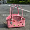 Bolsa de Pet Eva Leve e Moderna, Popular entre Influenciadores Europeus e Americanos, Bolsa Portátil para Cachorro, Acessórios DIY, Bolsa Fofa com Furos, Bolsa para Gato