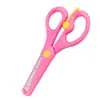 Tijeras de Seguridad Hechas a Mano DIY de Color Macarrón Personalizadas para Estudiantes, Tijeras Elásticas Anti-pellizco para Niños, Tijeras para Manualidades de Jardín de Infancia