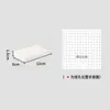 Accesorios para panel perforado ganchos decorativos estante de almacenamiento de agujero redondo organizador de escritorio de montaje en pared pegatinas magnéticas