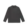 Ropa Vintage Yidao Otoño 2026 Nuevo Retro Japonés Color Sólido Suéter Camiseta Larga para Hombre, Corte Holgado, Camiseta Básica Casual Versátil