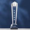 Fábrica de Origen Trofeo de Cristal Grabado Personalizado para Reunión Anual Corporativa, Empleados Destacados, Premios para Reuniones Deportivas, Venta al por Mayor