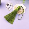 Nudo chino borla pendiente de oreja pendientes marcapáginas diy colgante de abanico de oreja para colgar accesorios de ropa cheongsam Hanfu material