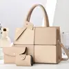 Bolsa de Alta Gama para Madre e Hija con Diseño de Color Contrastante, Bolso de Mano a la Moda, Bolso de Hombro Versátil de Gran Capacidad, Bolsas Transfronterizas