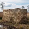 Valla de camuflaje para caza y observación de aves, tres lados, translúcida, sin instalación, comercio exterior transfronterizo, tienda biónica camuflada para exteriores
