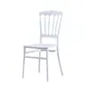 Silla de Junta de Bambú Hotel Boda Plástico Integrado Silla de Comedor Resina Acrílica Usuario Comercial Exterior Plástico Transparente Silla de Banquete